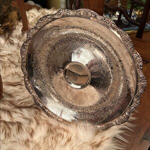 Vintage Towle Electroplated Silver Serving Tray